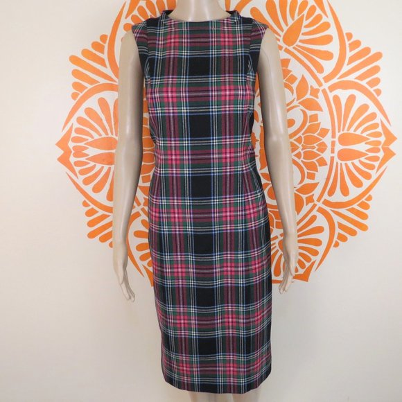 Pendleton Dresses & Skirts - Pendleton Sleeveless Plaid Pencil Dress 6